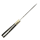 elTORO Cuerno de latón - Damasco - Cuchillo de caza - 11cm - incl. funda de cuero