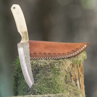 elTORO Brass Bone - Damasco - Cuchillo de caza - 14cm -...