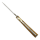 elTORO Latón Oliva - Damasco - Cuchillo de caza - 10cm - incl. funda de cuero