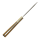 elTORO Latón Oliva - Damasco - Cuchillo de caza - 10cm - incl. funda de cuero