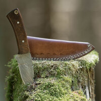 elTORO Nogal - Damasco - Cuchillo de caza - 8,3cm - incl....