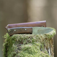 elTORO Nogal - Damasco - Cuchillo de caza - 8,3cm - incl....