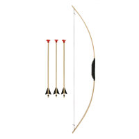 HOLZKÖNIG Longbow incl. 3 flechas