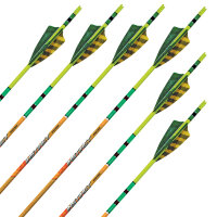 FLECHA COMPLETA | BLACK EAGLE Instinct .005 - Carbono - Plumas ex fábrica - Pack de 6