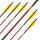 Flecha Completa | BLACK EAGLE Outlaw .005 - Carbono - Plumas Naturales - Plumas ex fábrica - Pack de 6