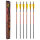 Flecha Completa | BLACK EAGLE Outlaw .005 - Carbono - Plumas Naturales - Plumas ex fábrica - Pack de 6