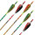 Flecha Completa | BLACK EAGLE Vintage Crested .005 - Carbono - Plumas ex fábrica - 6 pack