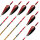 Flecha Completa | BLACK EAGLE Vintage Crested .005 - Carbono - Plumas ex fábrica - 6 pack