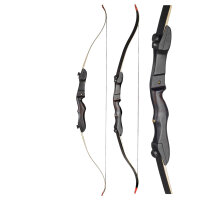 BSW LARP Negro - 62-70 Pulgadas - 14-40 lbs - Arco Recurvo