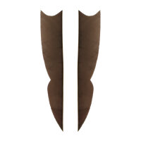 [Bestseller] SPHERE Bat Style - pluma natural - color único - varias longitudes