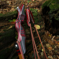 JACKALOPE - Red Beryl Hunter - 60 Zoll - 20-50 lbs - Take Down Recurvebogen