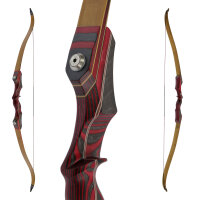 JACKALOPE - Red Beryl Hunter - 60 Zoll - 20-50 lbs - Take Down Recurvebogen
