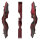 JACKALOPE - Red Beryl Hunter - 60 Zoll - 20-50 lbs - Take Down Recurvebogen