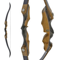 JACKALOPE - Obsidian Hunter - 60 pulgadas - 20-50 lbs - Arco recurvo Take Down