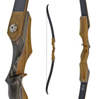 JACKALOPE - Obsidian Hunter - 60 pulgadas - 20-50 lbs - Arco recurvo Take Down