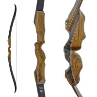 JACKALOPE - Obsidian Hunter - 60 pulgadas - 20-50 lbs - Arco recurvo Take Down