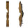 JACKALOPE - Obsidian Hunter - 60 pulgadas - 20-50 lbs - Arco recurvo Take Down