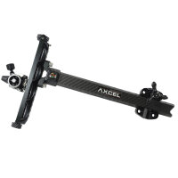 AXCEL Achieve XP - Barra de carbono UHM - 9 pulgadas - Recurvo