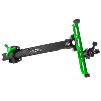 AXCEL Achieve XP - Barra de carbono UHM - 9 pulgadas - Recurvo