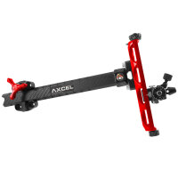 AXCEL Achieve XP - Barra de carbono UHM - 9 pulgadas - Recurvo
