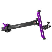 AXCEL Achieve XP - Barra de carbono UHM - 9 pulgadas - Recurvo