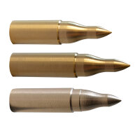 BEIER 3D Highend Brass - Punta enroscable para flechas de...
