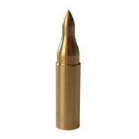 BEIER 3D Highend Brass - Punta enroscable para flechas de madera
