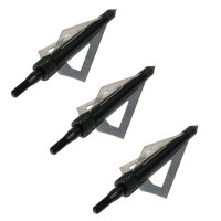 X-BOW Punta de Caza - 3 Cuchillas - Paquete de 3
