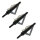 X-BOW Punta de Caza - 3 Cuchillas - Paquete de 3