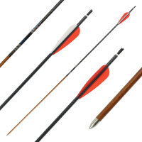 41-55 lbs | [Recomendación] Flecha de carbono | MagnetoSPHERE Slim - con plumas - Spine: 400 | 32 pulgadas