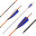 21-25 lbs | Flecha de carbono | PyroSPHERE Slim - con plumas naturales - Spine: 1000 | 28 pulgadas