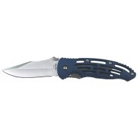 FOX OUTDOOR navaja plegable - una mano - azul - mango de...