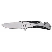 FOX OUTDOOR navaja plegable - una mano - mango de metal -...