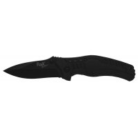 FOX OUTDOOR navaja plegable - una mano - negro - mango de...