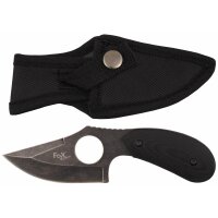 Cuchillo FOX OUTDOOR - con agujero para el dedo - mango...