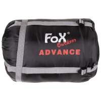FOX OUTDOOR Saco de dormir tipo momia - Advance - negro-gris