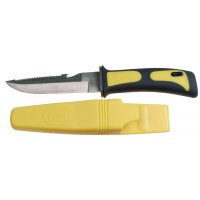 Cuchillo de buceo FOX OUTDOOR - amarillo-negro - mango de...