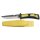 Cuchillo de buceo FOX OUTDOOR - amarillo-negro - mango de goma - funda