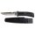 Cuchillo de buzo FOX OUTDOOR - negro - mango de goma - funda