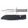 FOX OUTDOOR cuchillo de supervivencia - plata - mango de aluminio - funda