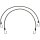 MFH Expander - 75 cm - con gancho - 6 mm - oliva - paquete de 2