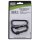 Mosquetón MFH - tapón de rosca - Ø 8mm x 8cm - paquete de 2 - negro