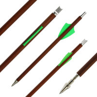 BSW Wood - Flechas ballesta carbono con aspecto de madera - 7,5 pulgadas - hecho a mano - para Cobra System Adder, R9, R10