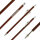 BSW Wood - Flechas ballesta carbono con aspecto de madera - 7,5 pulgadas - hecho a mano - para Cobra System Adder, R9, R10