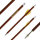 BSW Wood - Flechas ballesta carbono con aspecto de madera - 7,5 pulgadas - hecho a mano - para Cobra System Adder, R9, R10