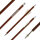 BSW Wood - Flechas ballesta carbono con aspecto de madera - 7,5 pulgadas - hecho a mano - para Cobra System Adder, R9, R10