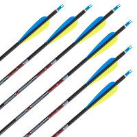 Flecha completa | SKYLON Empros - Carbono 3K - Plumas ex fábrica - paquete de 6