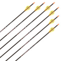 Flecha Completa | SKYLON Quantic - Carbono 3K - Plumas ex fábrica - Paquete de 6