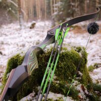 DRAKE ARCHERY ELITE Green Goblin - 60 pulgadas - 30-50 lbs - Arco recurvo Take Down