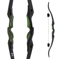 DRAKE ARCHERY ELITE Green Goblin - 60 pulgadas - 30-50 lbs - Arco recurvo Take Down